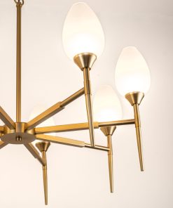 Alternative view of Luster Tula, 8 svjetala, Mesing