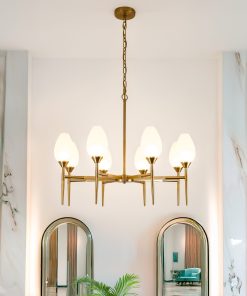 Luster Tula, 8 svjetala, Mesing