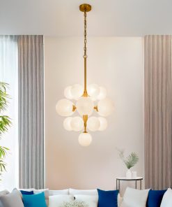 Alternative view of Luster SOL, 19 kugli, Mesing