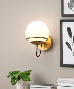 Alternative view of Zidna lampa Dorian, Mesing