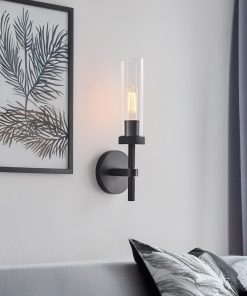 Zidna lampa Medina, Crna