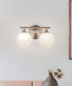 Alternative view of Zidna lampa SOL, 2 kugle, Silver