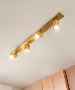 Lambris mesing plafonska spot svjetiljka 4x GU10 u modernom prostoru - SVOD rasvjeta Crna Gora