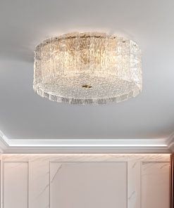 Artsen kristalna plafonjera 60 cm sa mesinganom konstrukcijom - SVOD rasvjeta Podgorica