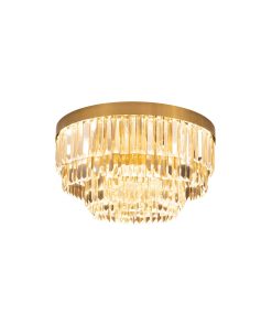 Prism plafonjera kristali i mesing konstrukcija