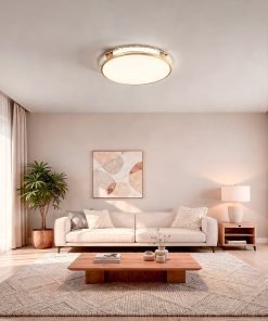 Plafonjerka Soliks u moderno sredjenom enterijeru dnevnog boravka - SVOD rasvjeta Podgorica