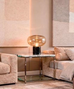 Tirian stona lampa mermer staklena kugla moderna rasvjeta