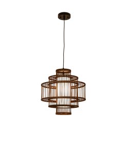 Jugen visilica bambus luster u boji kafe