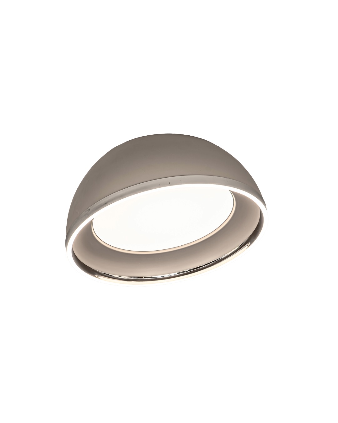 LED Plafonjerka Genson, Ø 50 cm, siva/nikel - Image 10