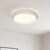 Mind bijela LED plafonjerka sa teksturiranim okvirom i 3CCT osvjetljenjem