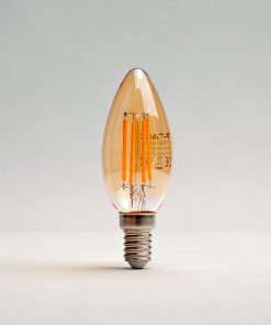 LED Filament Sijalica Candle E14 4W - 2200K Amber